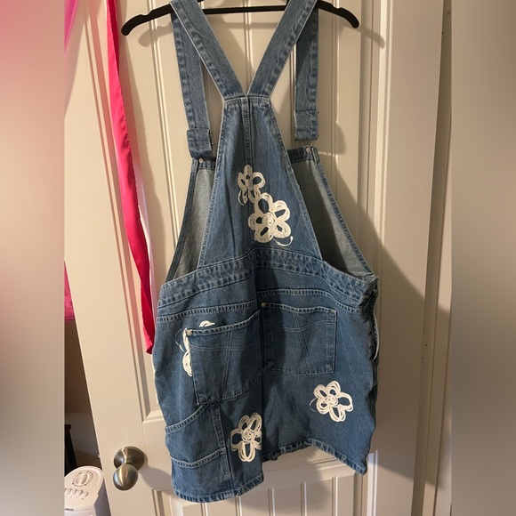 RAGGED DENIM OVERRALLS - Picture 6 of 8